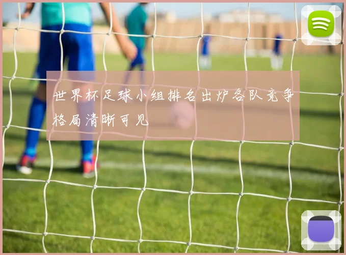 世界杯足球小组排名出炉各队竞争格局清晰可见